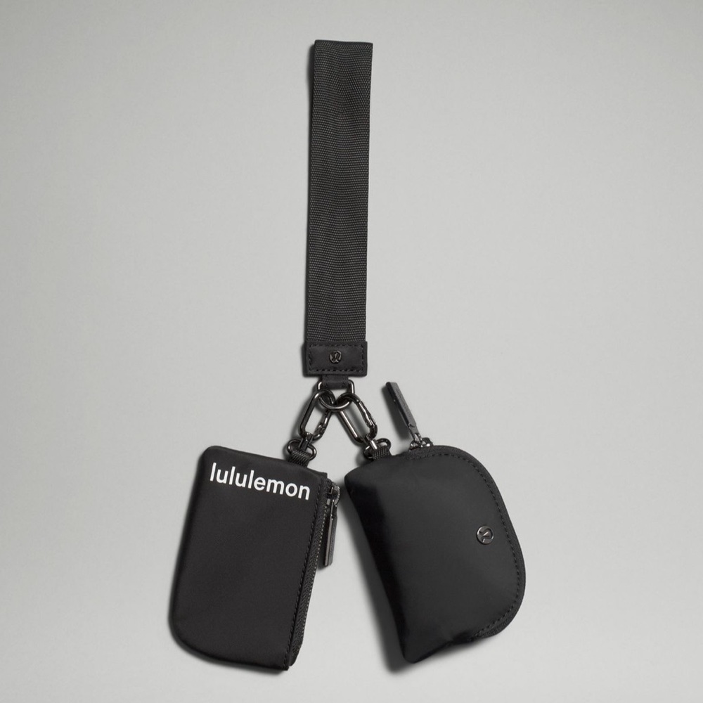 LULU LEMON dual pouch wristlet